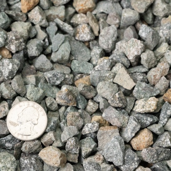 3/8" Smokin Granite Pea Gravel