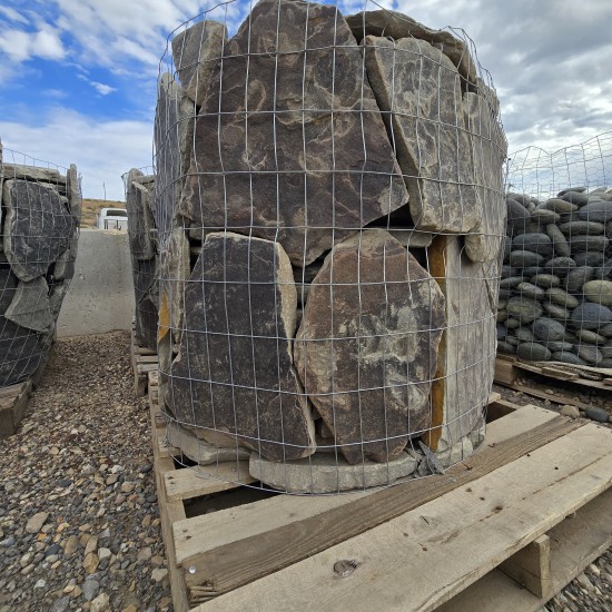 Raven Tumbled Flagstone 1 - 2"