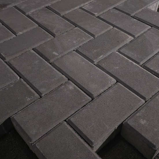 Holland 1 Pavers - Charcoal
