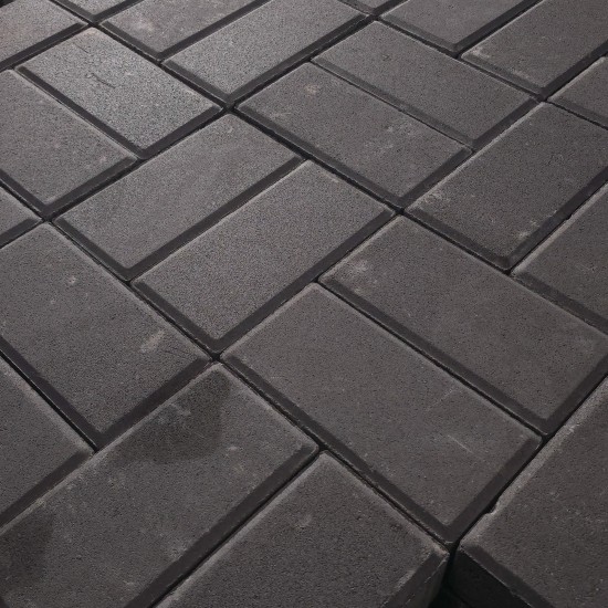 Holland 1 Pavers - Charcoal