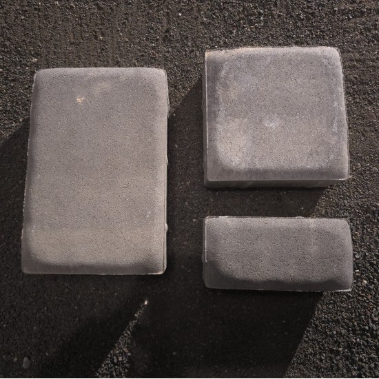 Antique Kobble Pillow Top (3pc) Pavers -  Antique Pewter