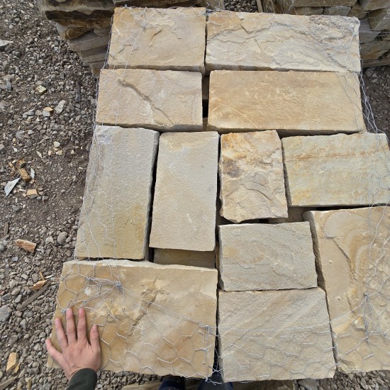3-4" Rec + Sq Roman Flagstone Builders 