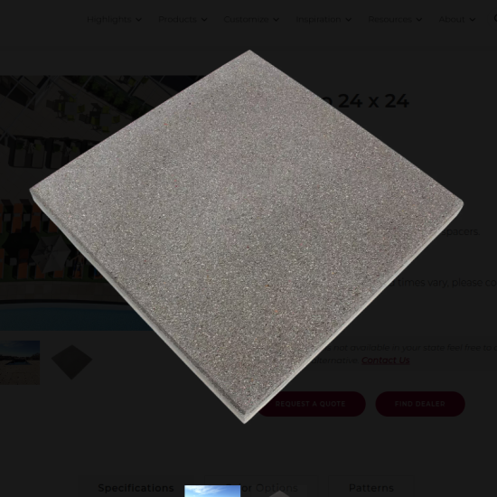 Palazzo Contempo 24" X 24" X 5cm Pavers