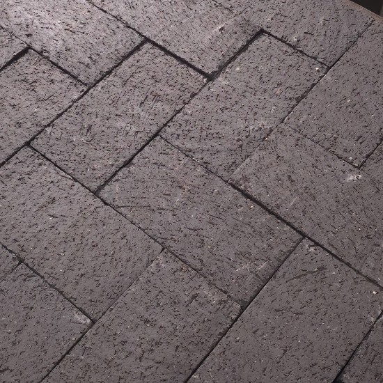 Clay Brick Pavers  -  Midnight Black