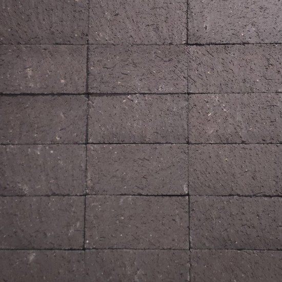 Clay Brick Pavers  -  Midnight Black