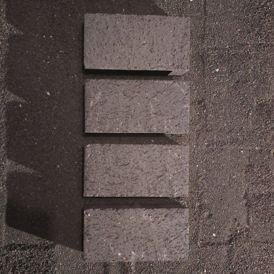 Clay Brick Pavers  -  Midnight Black