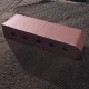 Clay 12" Bullnose Pavers - Mountain Red
