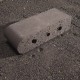 Clay 9" Bullnose Pavers - Midnight Black