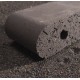 Clay 9" Bullnose Pavers - Midnight Black
