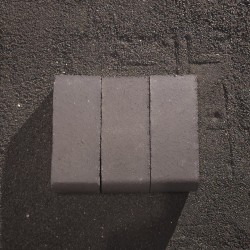 Clay 9" Bullnose Pavers - Midnight Black