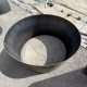 Solid Round Corten Steel Firepit
