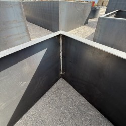 4' x 4' x 2' Corten Steel Planter Box