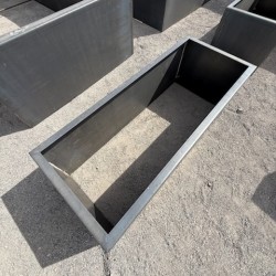 1.5' W x 4' L x 1.5' H Corten Steel Long Planter Box
