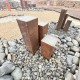 Triple Pillar (6" - Clustered) Steel Water Feature