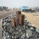 Triple Pillar (6" - Clustered) Steel Water Feature