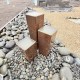 Triple Pillar (6" - Clustered) Steel Water Feature