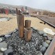 Triple Pillar (4" - Clustered) Steel Water Feature