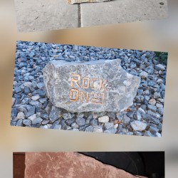Custom Rock Carving
