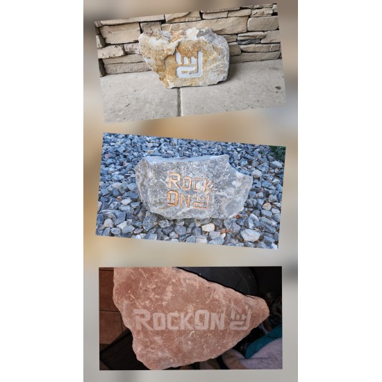 Custom Rock Carving