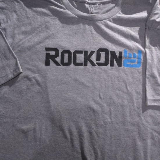 RockOn T-Shirt "Heather Grey" - Style 1