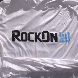 RockOn Hooded Sun Shirt "White" - Style 1