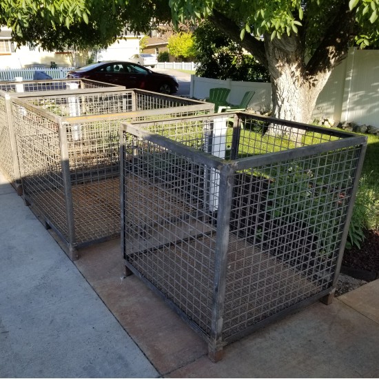 Steel Mesh Planter Box "Rust"