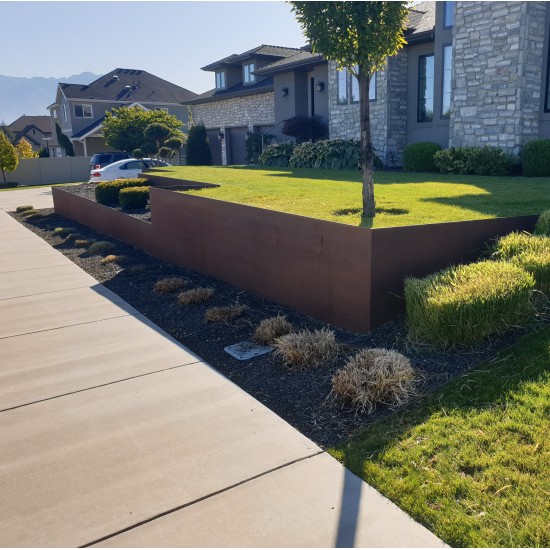 Steel Retaining Wall