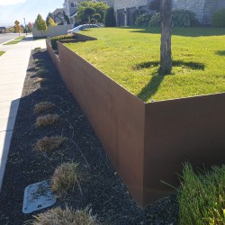 Steel Retaining Wall