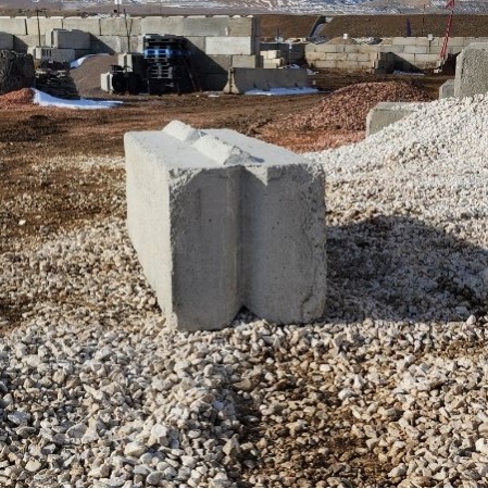 Concrete Block 6' x 2' x 2' 