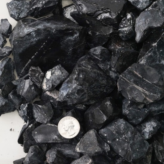 1 1/2" Black Obsidian