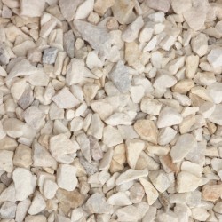 1/2" White Marble Stone