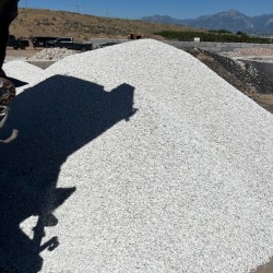 1/2" White Marble Stone