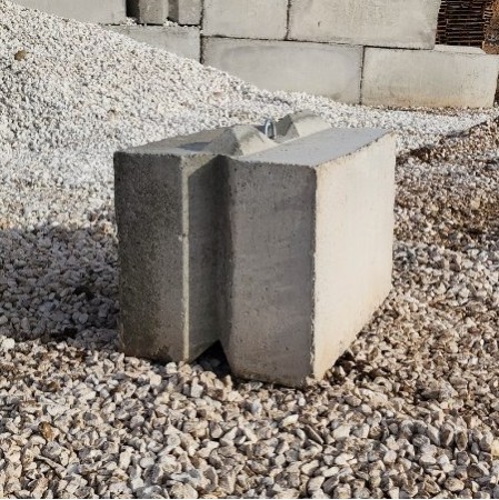 Concrete Block 3'x2'x2'