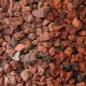 1" Red Lava Rock