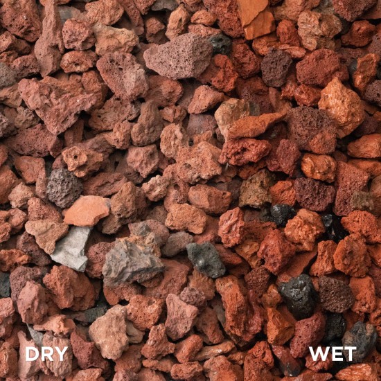 3/4" Red Lava Rock
