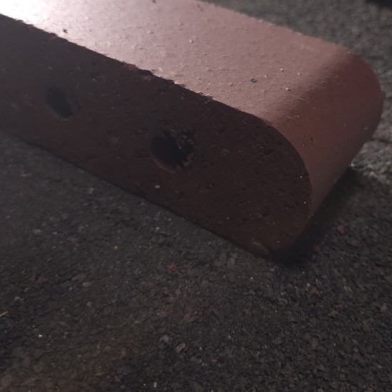 Clay 9" Bullnose Pavers - Mountain Red