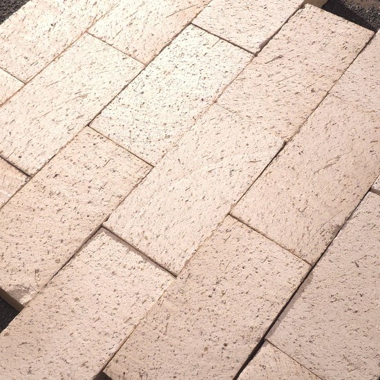Clay Brick Pavers - Arctic White