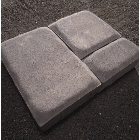 Antique Kobble Pillow Top (3pc) Pavers -  Antique Pewter