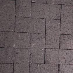 Clay Brick Pavers  -  Midnight Black