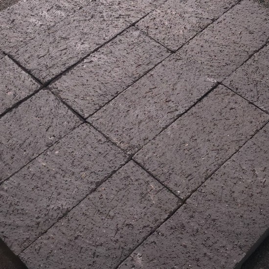 Clay Brick Pavers  -  Midnight Black