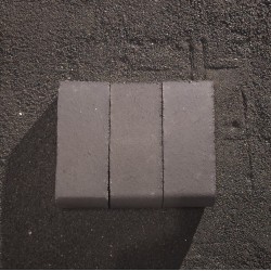 Clay 9" Bullnose Pavers - Midnight Black