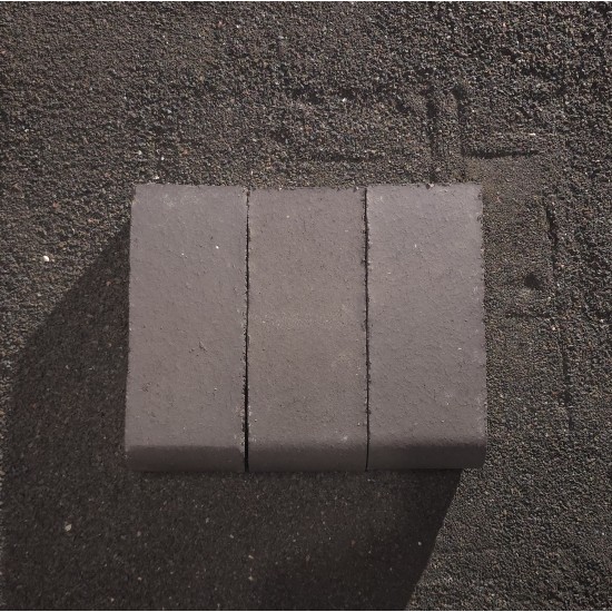 Clay 9" Bullnose Pavers - Midnight Black