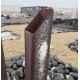 Double Pillar (Angled Top) Steel Water Feature