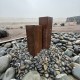 Triple Pillar (6" - Clustered) Steel Water Feature