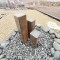 Triple Pillar (4" - Clustered) Steel Water Feature
