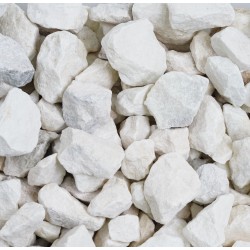 1 1/2" White Marble Stone