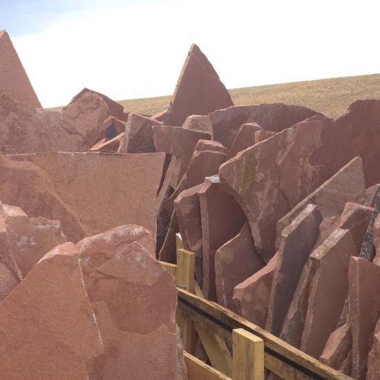 Red Cliff Flagstone - Supers 1-2"