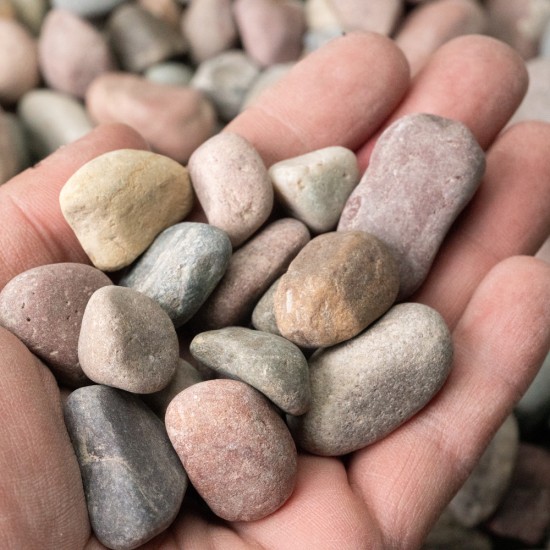 3/4" Rainbow Pebbles