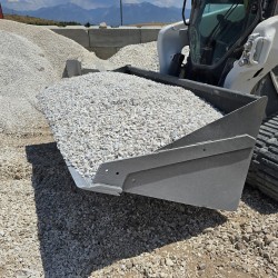 1/2" White Marble Stone