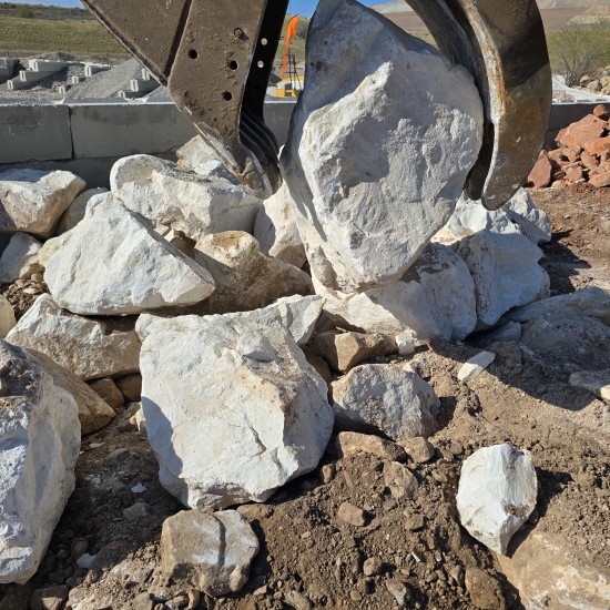 White Marble Boulders